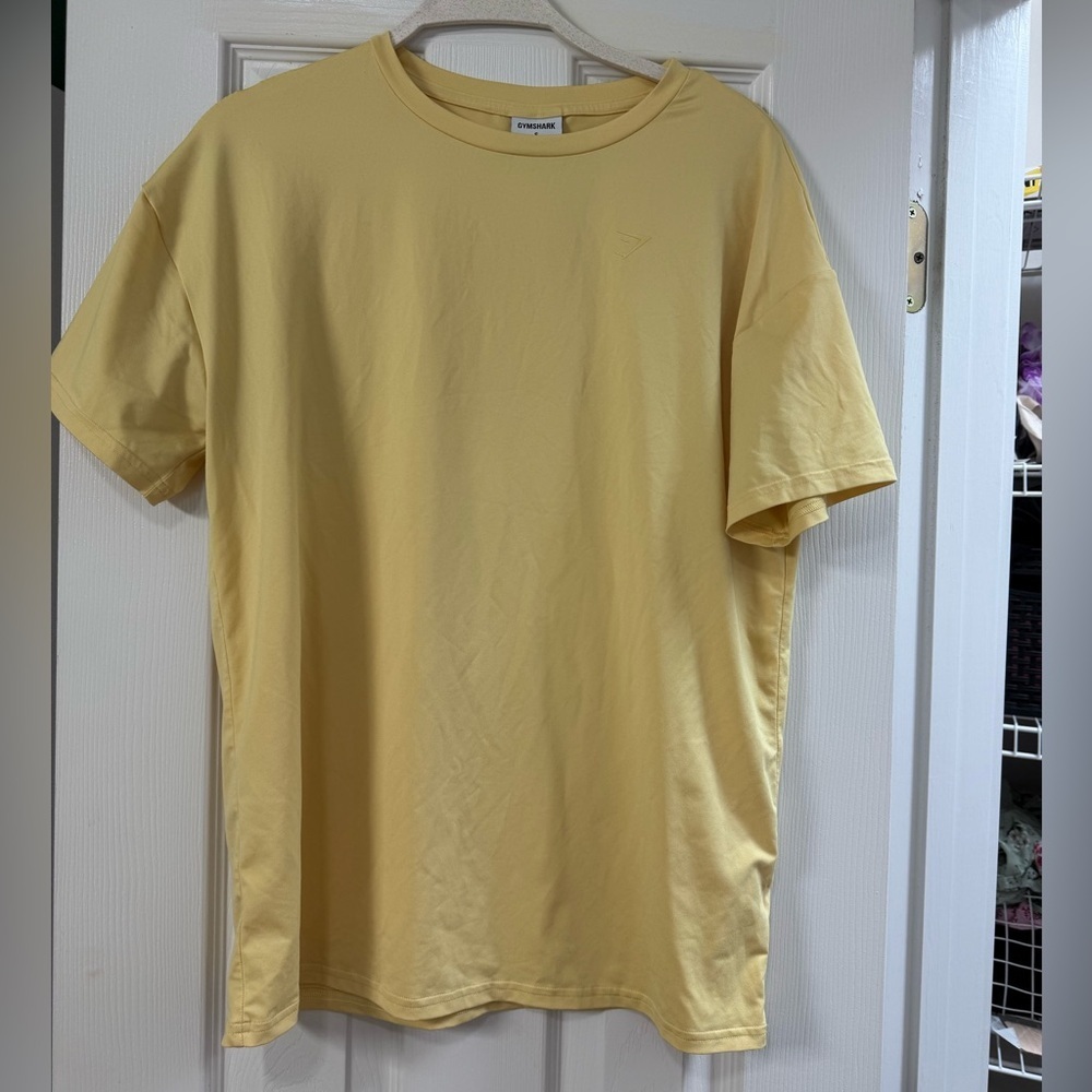 Gymshark x Whitney Simmons yellow oversized tee